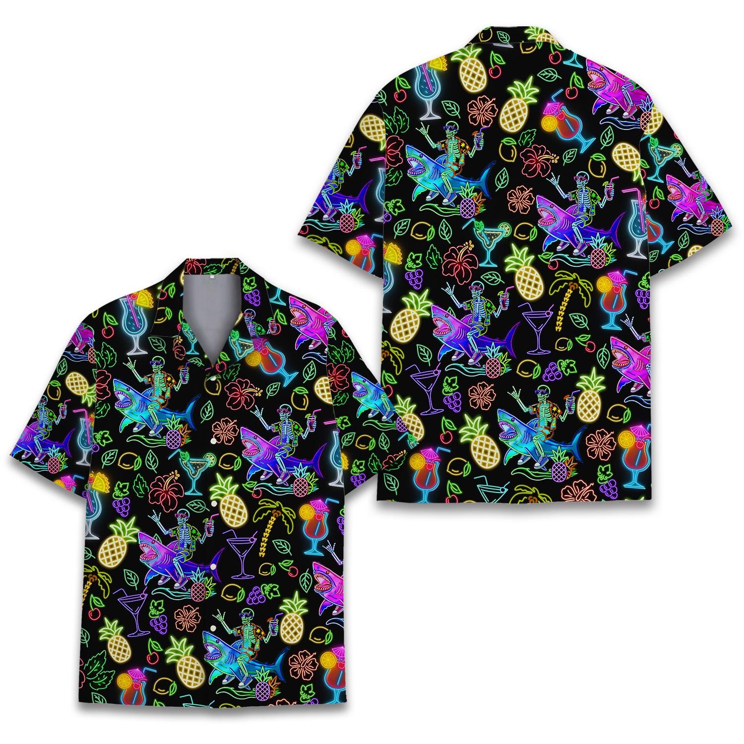 neons様 hawaiian shirt.(music note) 50 黒 neons様 hawaiian shirt.(music note) 50 黒 61KbxJVWp+L