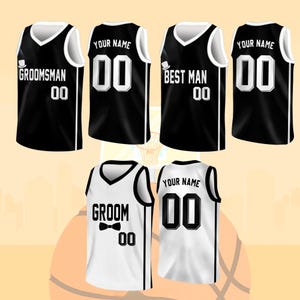 Custom Groom Groomsmen Basketball Jersey, Personalization Best Man Jersey, Basketball Jersey For Engagement, Wedding Jersey, Bachelor Party