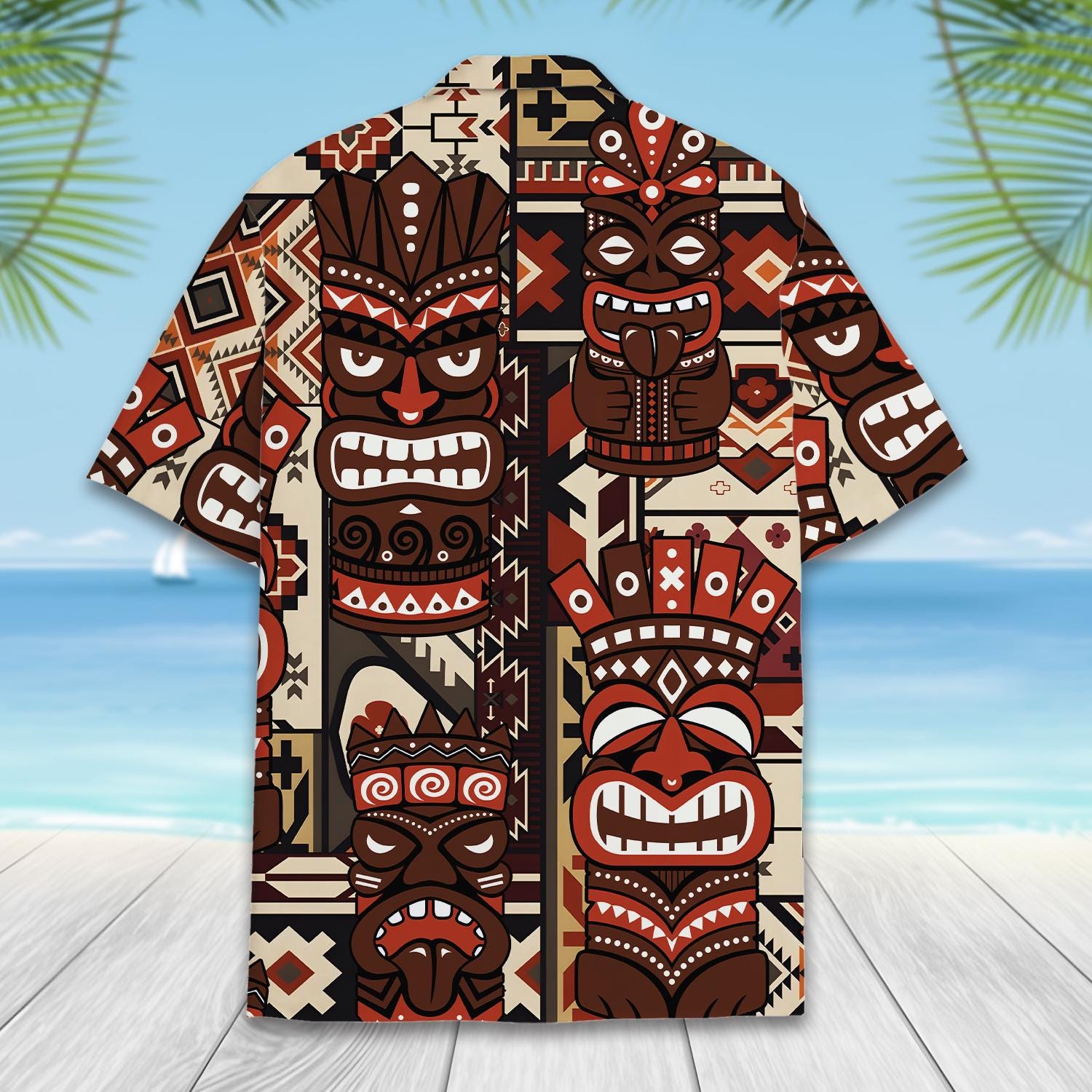 MAGIC STICK】2FACE HAWAIIAN SHIRT Timesuck Killer Hawaiian Shirt