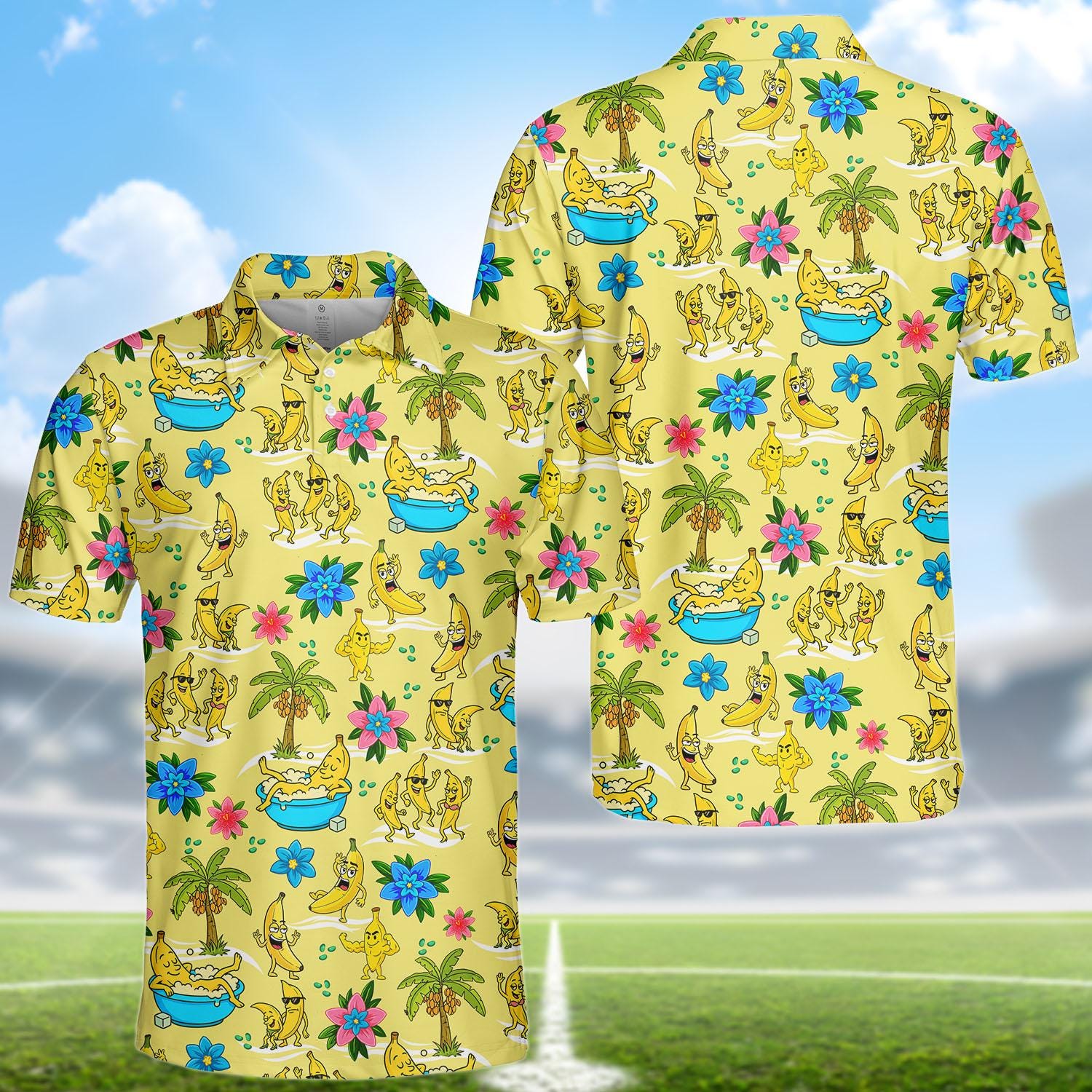alorsparis Poloshirt Nectar Banane 美品 Funny Colorful Banana Golf Men's Polo Shirt S-5XL - Etsy Israel
