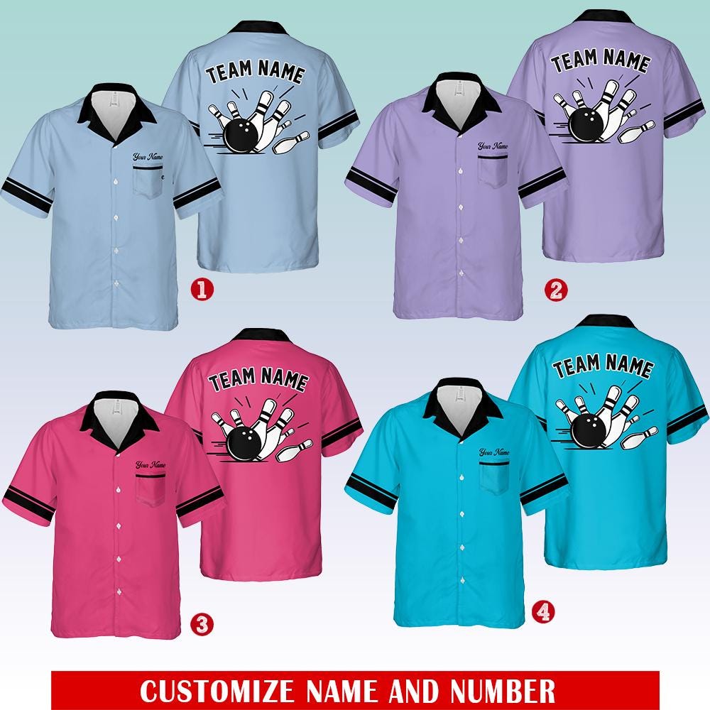 Personalized Retro Bowling Hawaiian Pocket Shirt for Men Women, Custom Name  Bowling Shirt, Bowling Pocket Shirt, Vintage Bowling Team Name - Etsy, image size:1000x1000