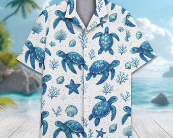 アロハ ウミガメ Tシャツ オーシャンラバー Tシャツ ビーチ