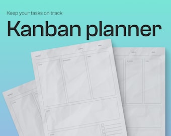 Kanban planner - Keeping it simple! (Supernote A5x, A5x2, also compatible with Remarkable 1 & 2)