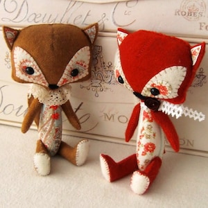 Woodland Fox pdf Pattern - Instant Download