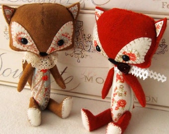 Woodland Fox pdf Pattern - Instant Download