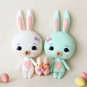 Bunny and Chick pdf Pattern - Instant Download