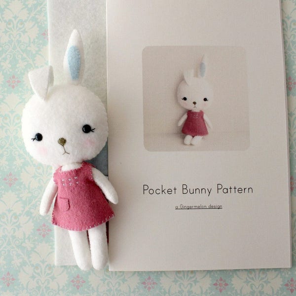 Pocket Bunny Pattern Kit