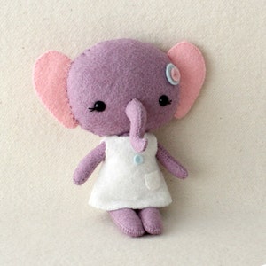 Pocket Elephant pdf Pattern - Instant Download