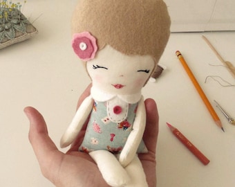 Little Miss Camilla Doll pdf motif - Instant Download