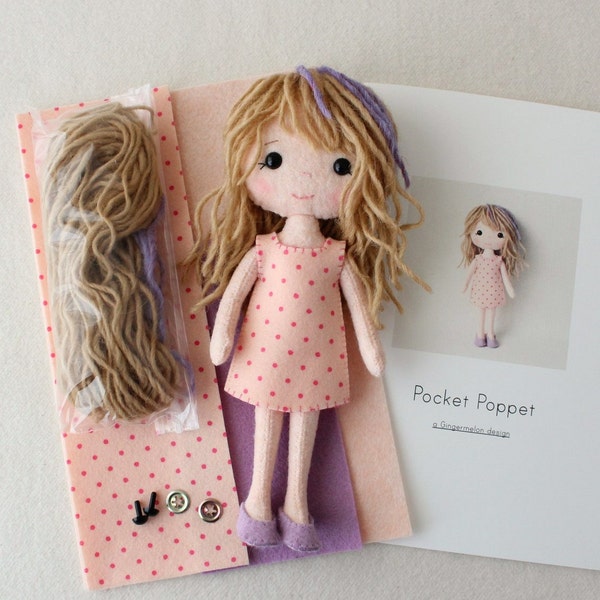 Pocket Poppet Pattern Kit - Callie