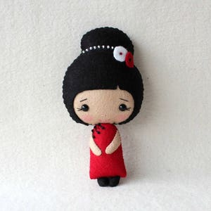 Chinese Girl pdf Pattern - Instant Download