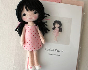 Pocket Poppet Pattern Kit - Elodie