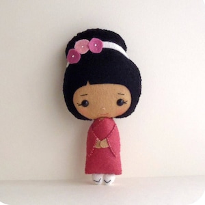 Japanese Geisha pdf Pattern - Instant Download