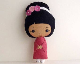 Japanese Geisha pdf Pattern - Instant Download