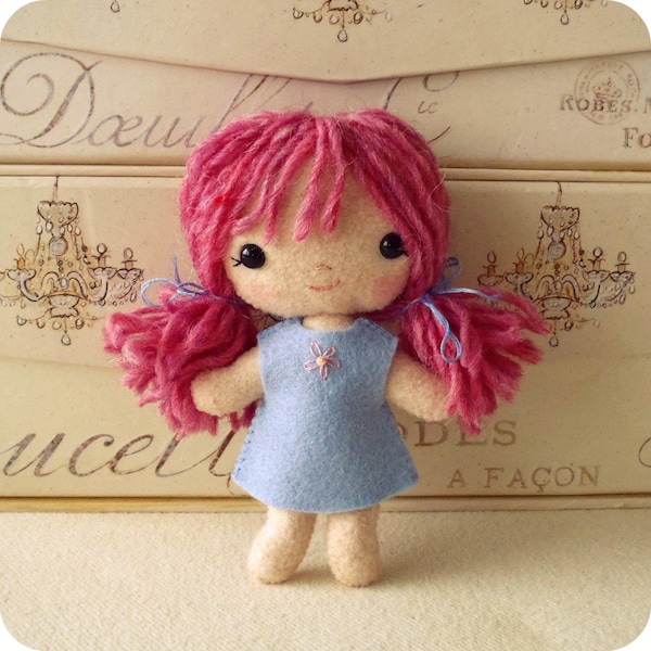 Tag-Along Doll pdf Pattern - Instant Download