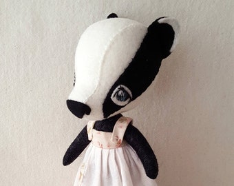 Li'l Luvs Bashful Badger Instant Download Pattern