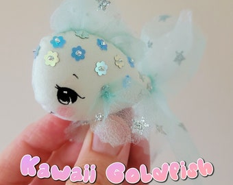 Cute Kawaii Plush Goldfish - Instant Download pdf