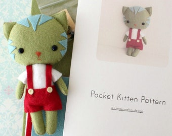 Pocket Kitty Pattern Kit