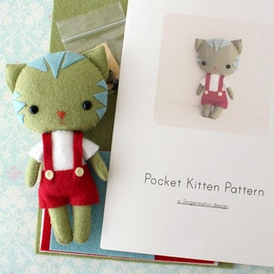 Pocket Kitty Pattern Kit