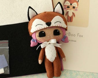 Peek-a-Boo Fox Pattern Kit