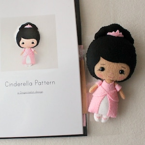 Cinderella Pattern Kit - Medium Skin, Pink Dress