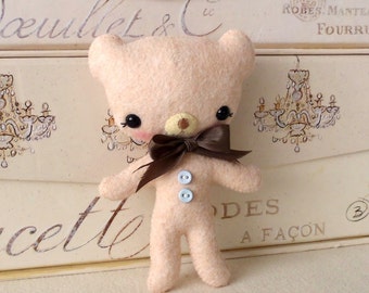 Tag-Along Bear pdf Pattern - Instant Download