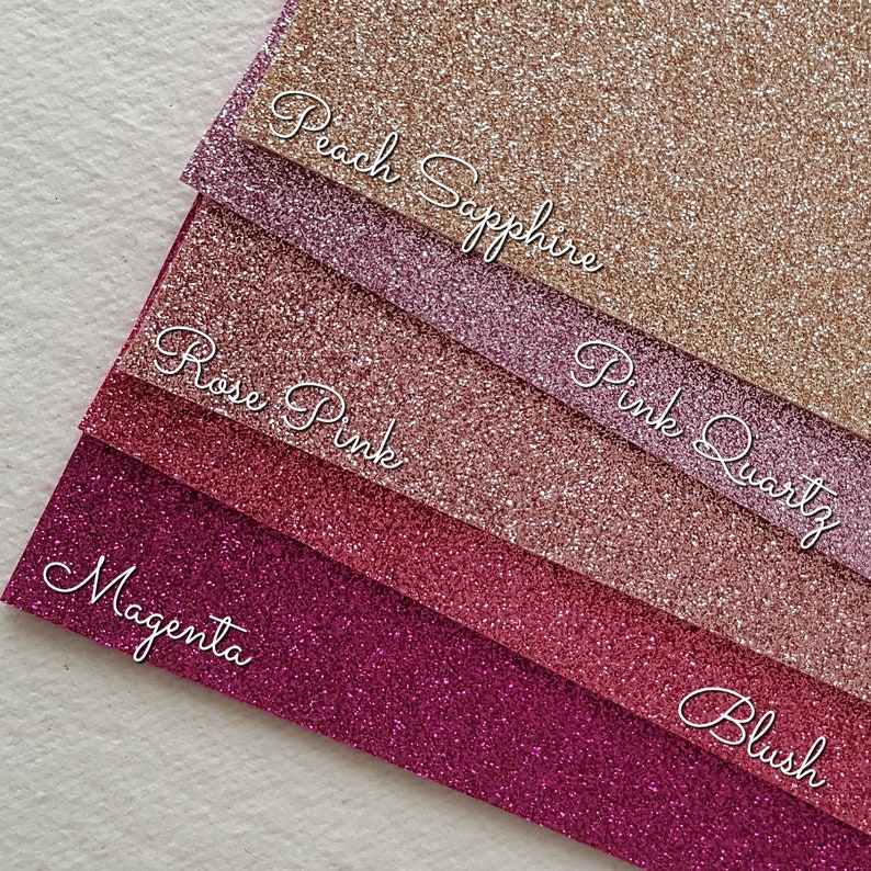 You Choose ColourSize Priced per Sheet Sparkly Glitter Felt