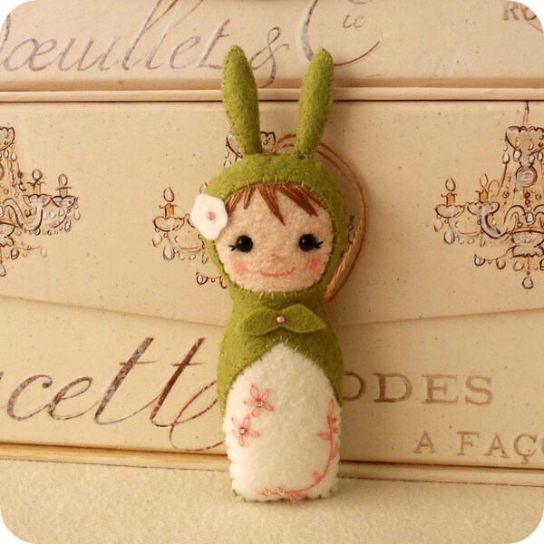 Babushka Bunny pdf Pattern, Babushka Pattern, Pattern, Doll Pattern