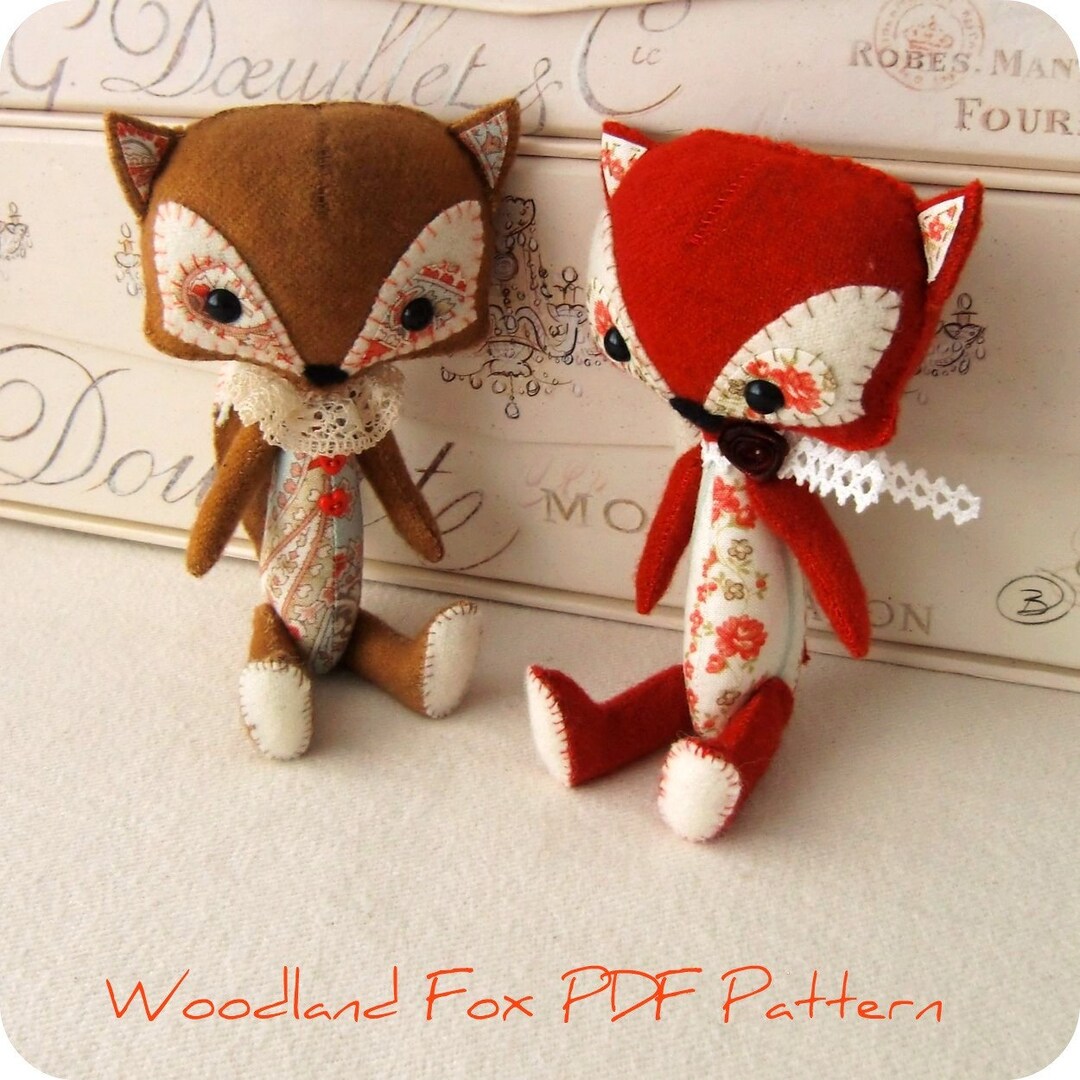 Woodland Fox Pdf Pattern - Instant Download - Etsy
