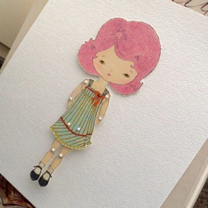 Paper Doll Violet Instant Download image 3