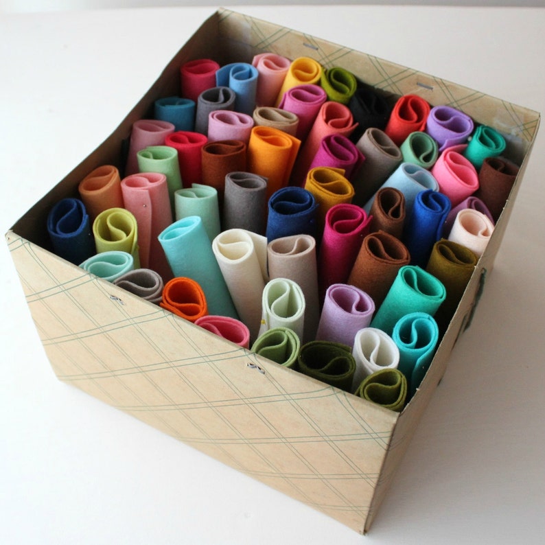 PURE Merino Wool Felt 15 6x8 Sheets Etsy Canada