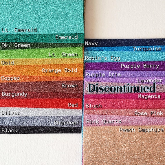 Glitter Felt Sheet 30 x 23cm: Firm - Various Colours Glitter Felt Sheet 30 x 23cm: Firm - Various Colours