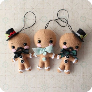 Gingerbread Folk pdf Pattern - Instant Download