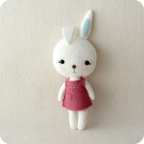 Pocket Bunny pdf Pattern - Instant Download