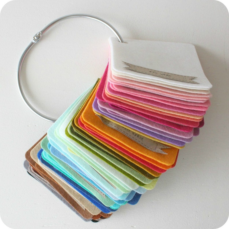 PURE Merino Wool Felt 15 6x8 Sheets Etsy Canada