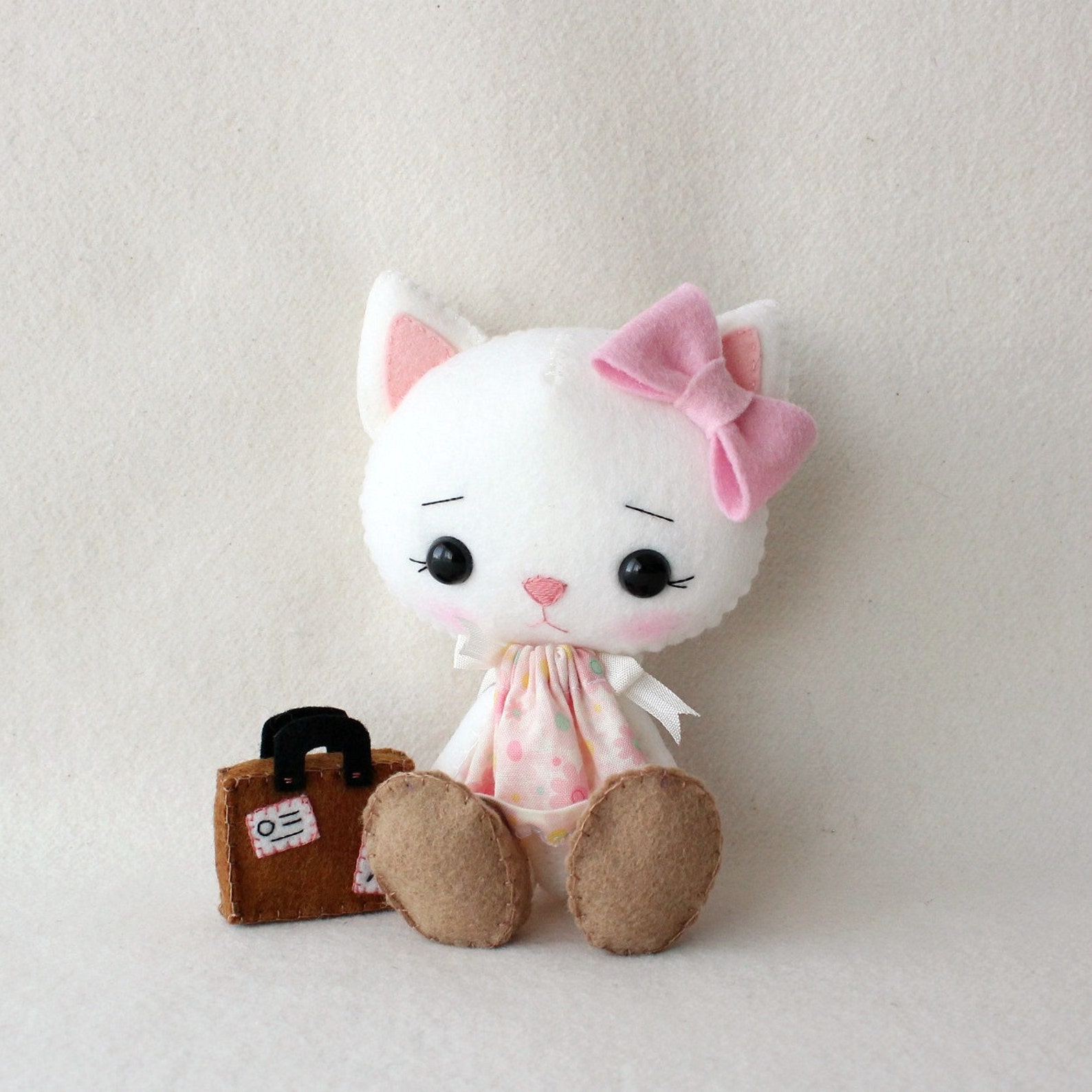 Marshmallow Kitten Pattern Kit Etsy