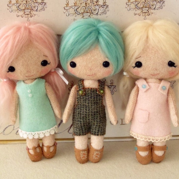 Cotton Candy Dolls pdf Pattern