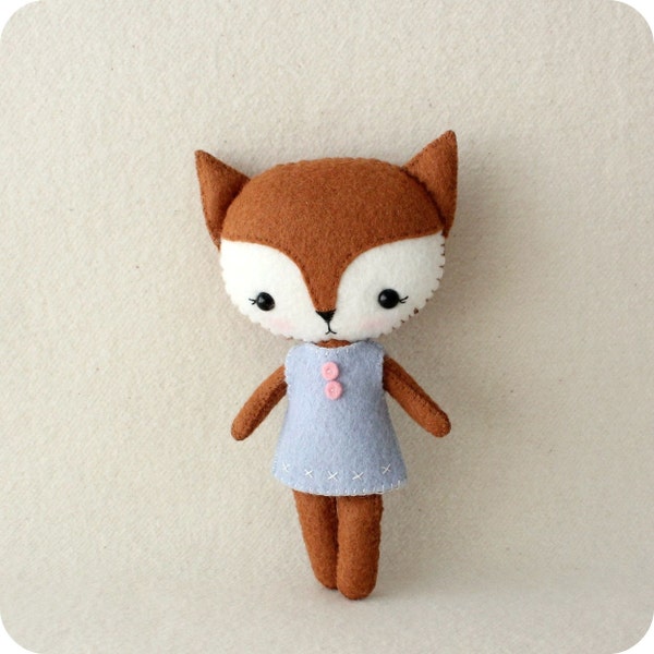 Pocket Fox pdf Pattern - Instant Download