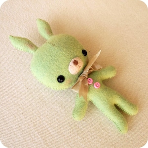 Tag-Along Bunny pdf Pattern - Instant Download