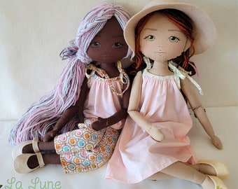 Letni strój dla lalki La Lune – wzór w formacie PDF