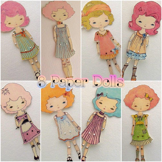Collection of Eight Paper Dolls - pdf