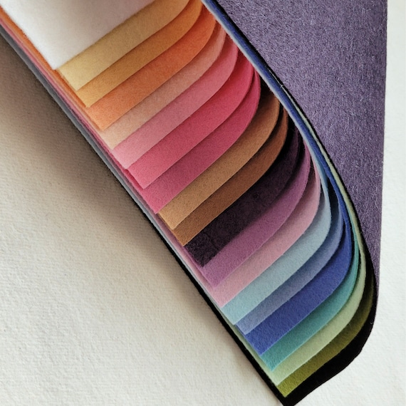 My Faves Merino Wool Blend Felt 20 6x9 Sheets Etsy