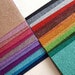 Sparkly Glitter Felt - You Choose Colour/Size (Priced per Sheet) 