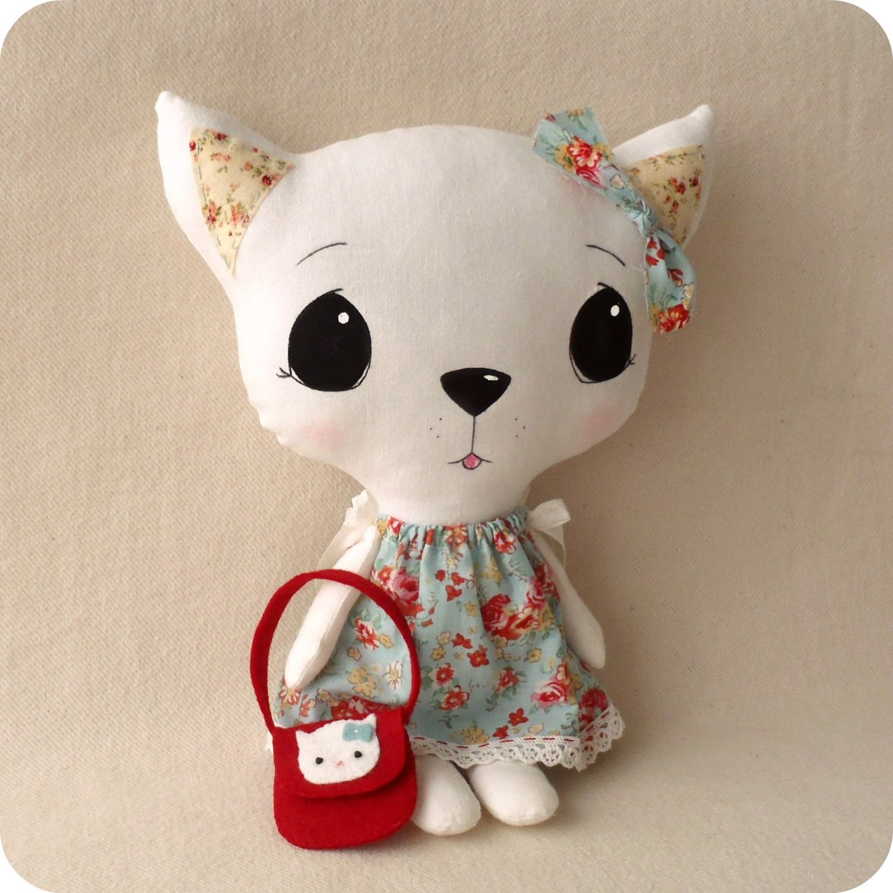 Cloth Kittens pdf Pattern - Instant Download