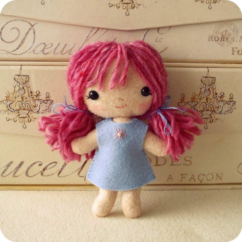 Tag-Along Doll pdf Pattern Instant Download image 1