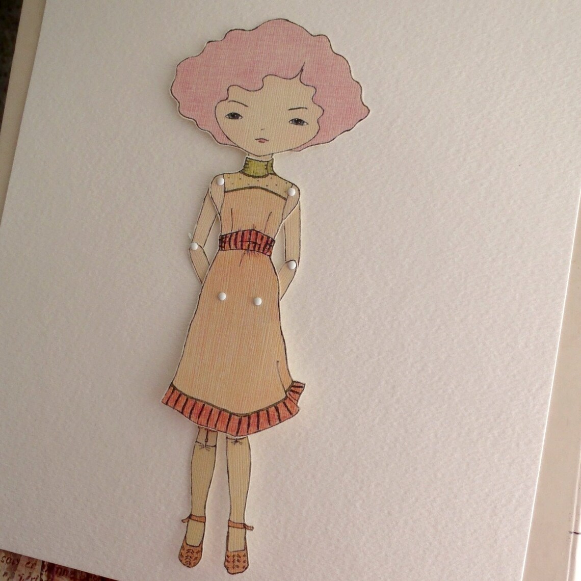 Paper Doll Lilac Instant Download Etsy