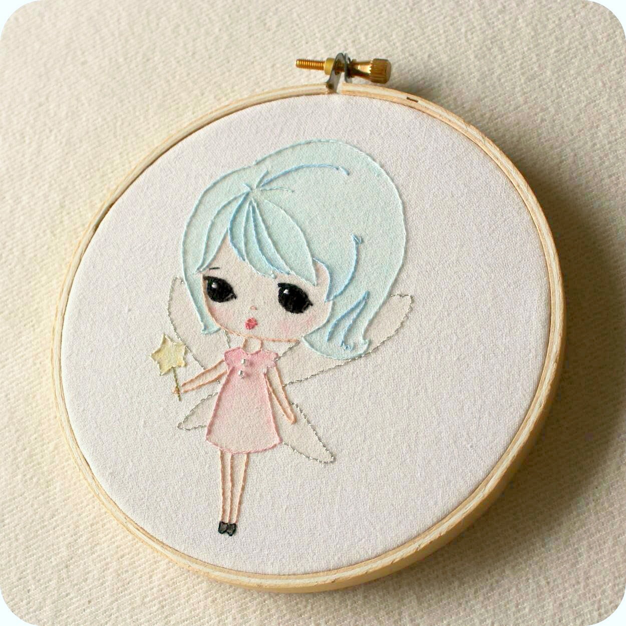 Fairy Pdf Embroidery Pdf Pattern - Instant Download - Etsy