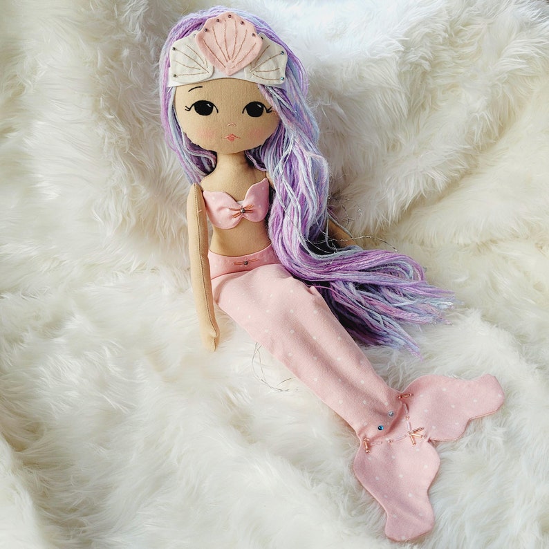 Mermaid Princess Outfit for Sparkle Starlet Doll pdf Pattern image 1