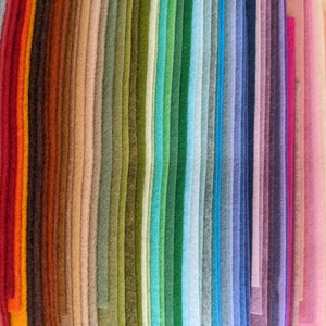Merino Wool Blend Felt You Choose 20 9x12 Sheets image 3