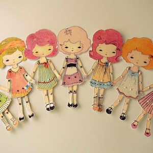 Paper Doll Tangerine Instant Download image 4